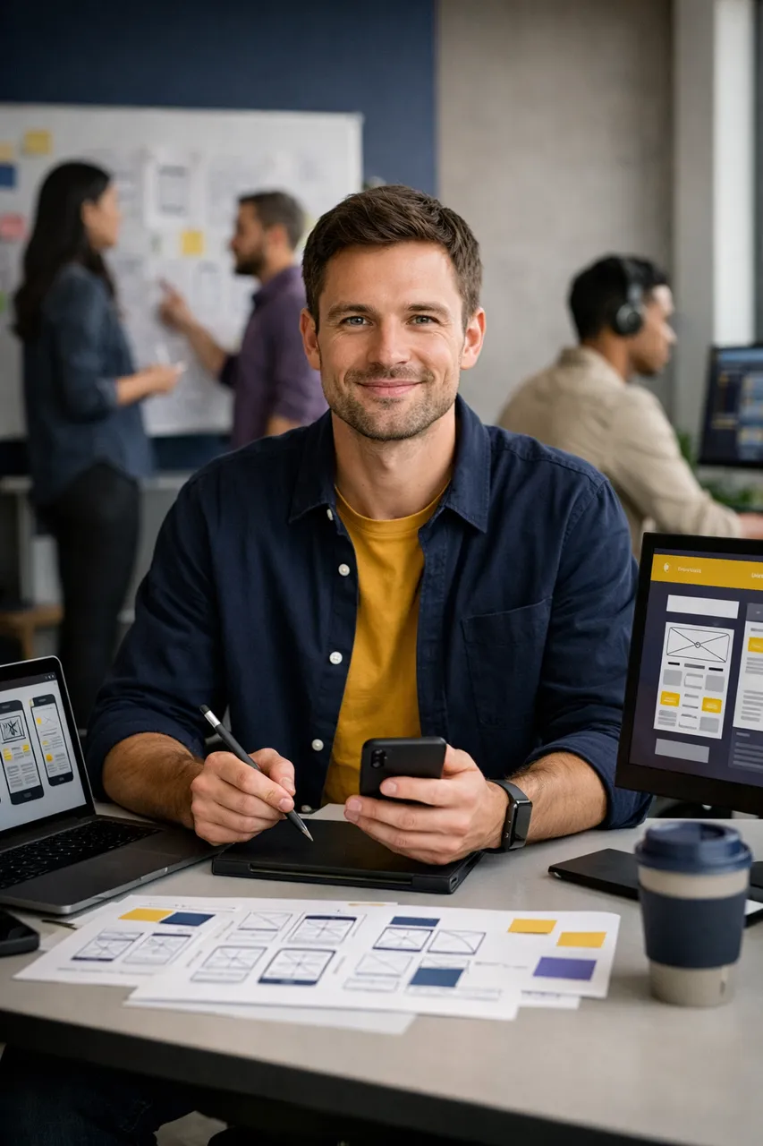 Imagen referencial de Diseño UI/UX