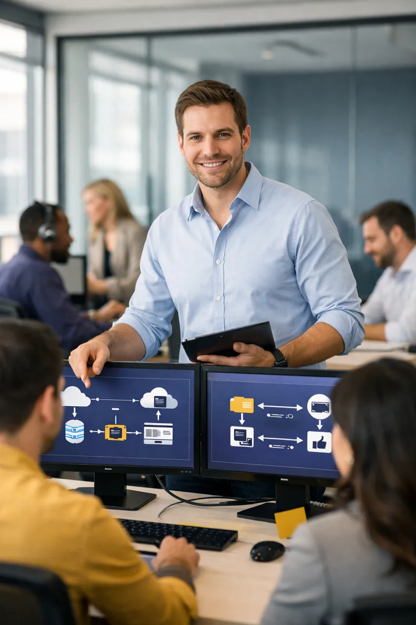 Imagen referencial de Integración con sistemas existentes