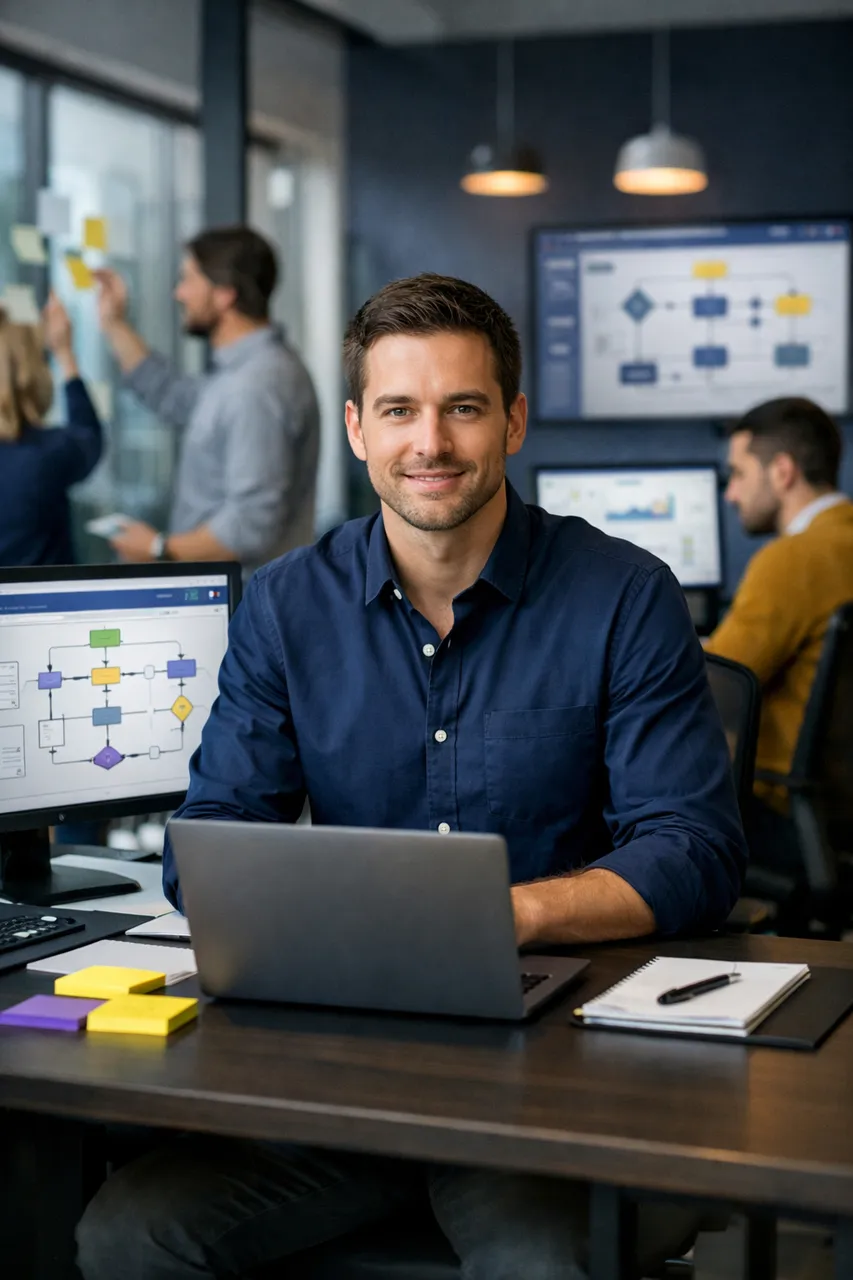 Imagen referencial de Orquestación de flujos y BPM